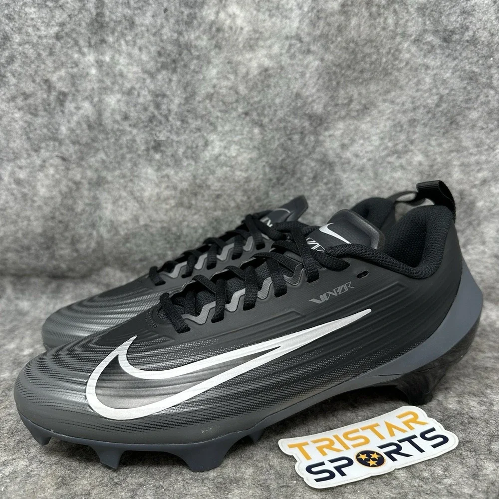 Nike Vapor Speed 3 Football Cleats Mens Size 7.5 Black Dark Grey FB3303-002